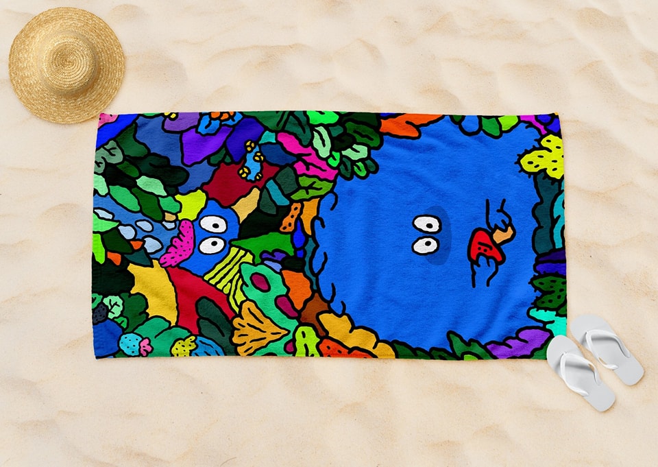 Monsters Beach Towel