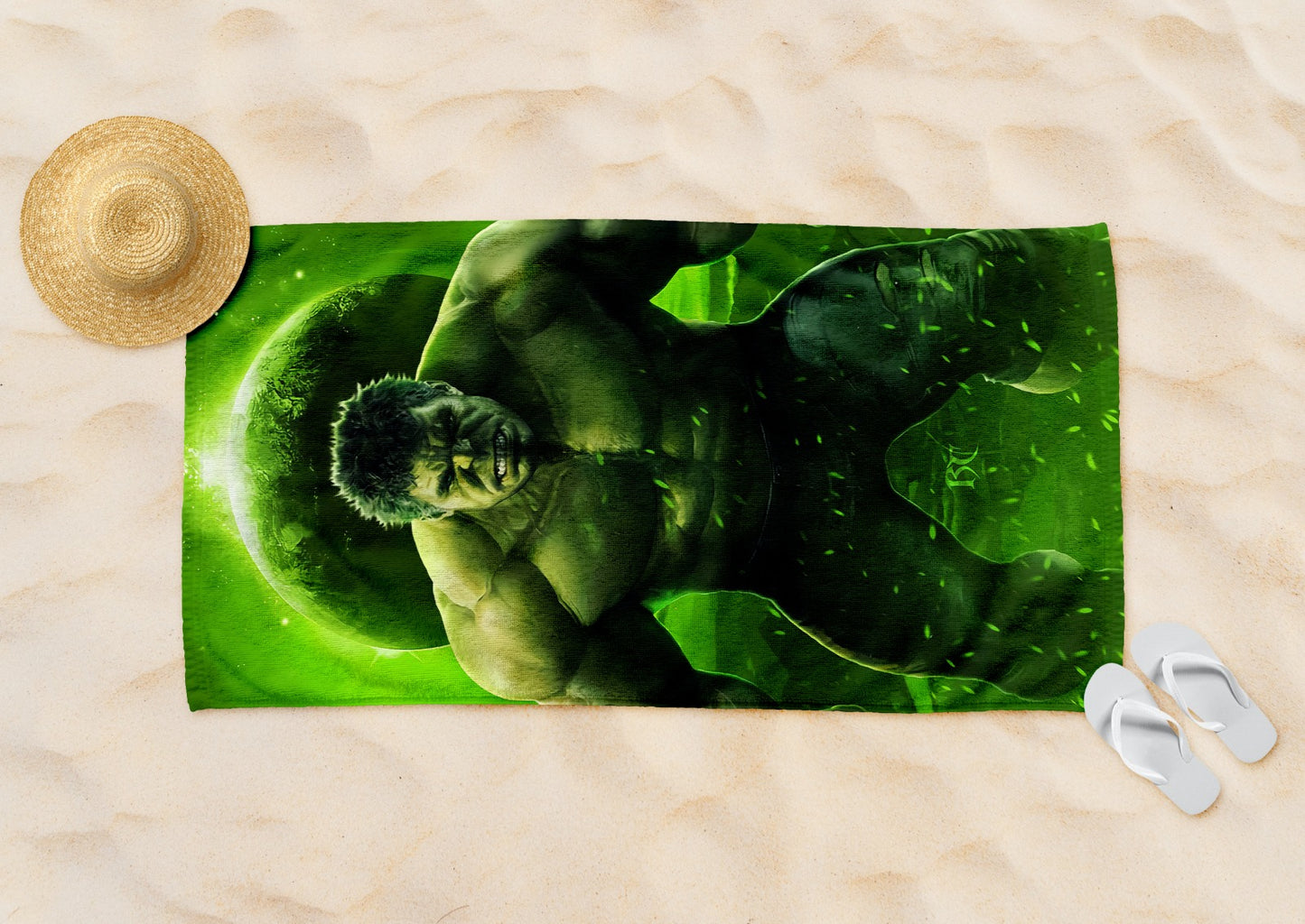 The HULK Beach Towel