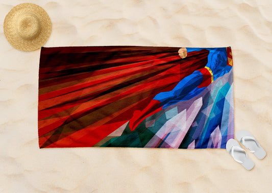 Superman Beach Towel