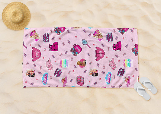 Barbie! Beach Towel