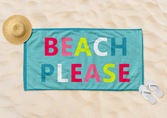 Beach Please! Beach Towel