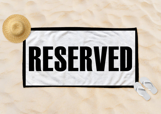 Reserved Beach Towel