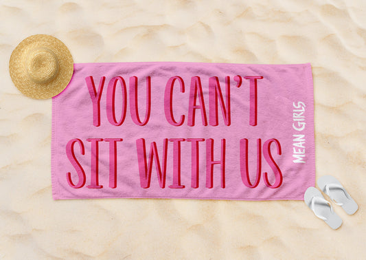 Can't Sit! Beach Towel