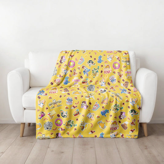Throw Blanket - Food Lovers