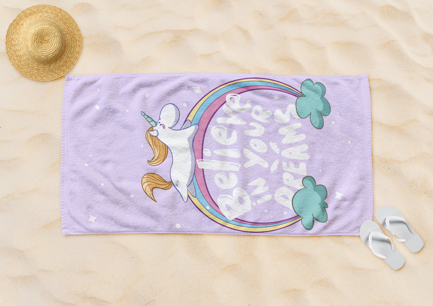 Believe! Beach Towel