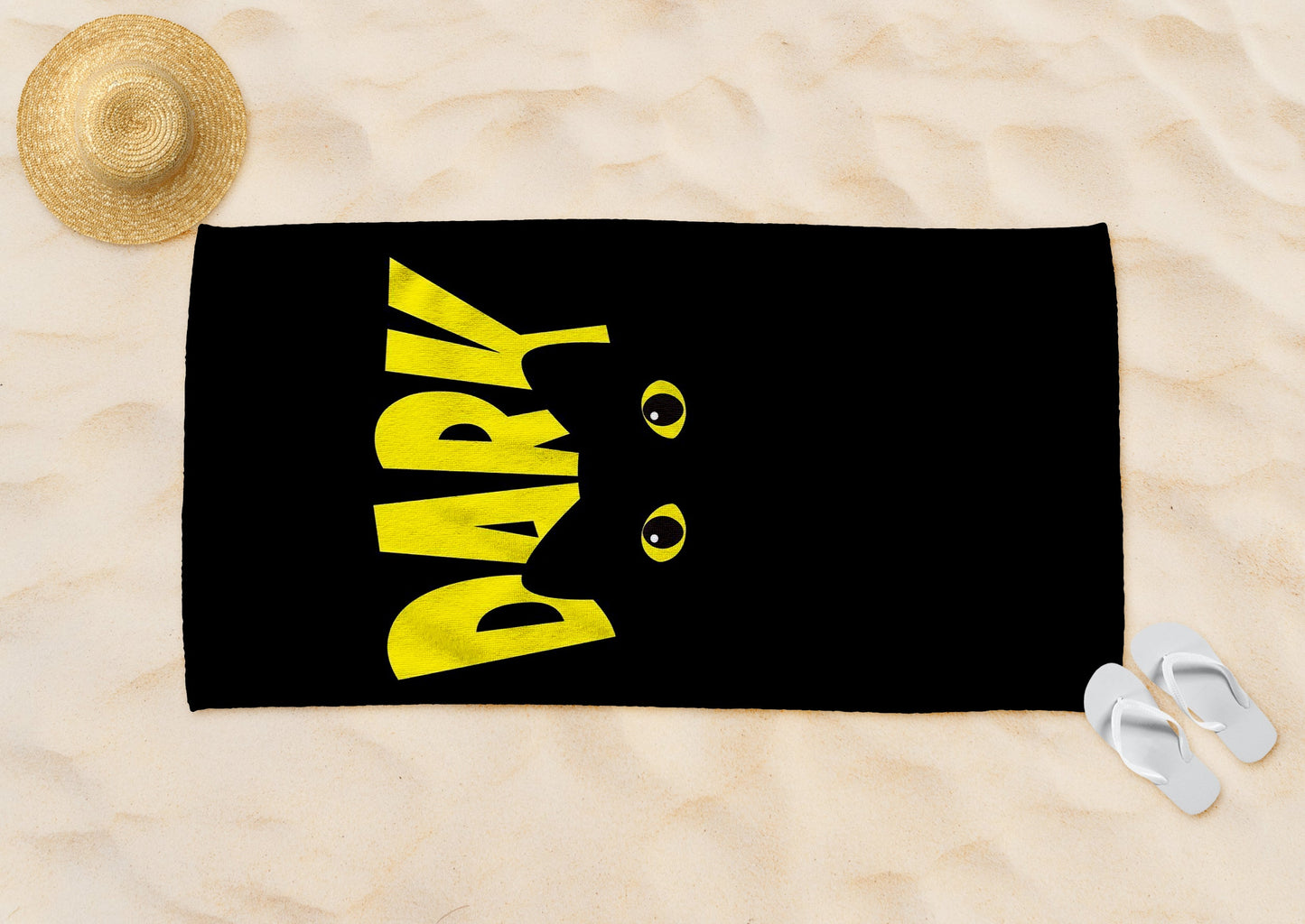 Dark Beach Towel