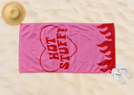 Hot Stuff! Beach Towel